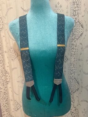 Trafalgar: vintage silk golf suspenders